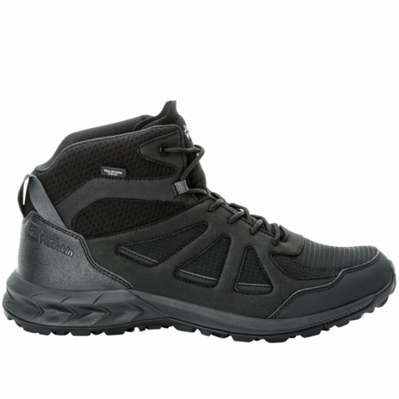 Jack Wolfskin Wanderstiefel in espresso/dark red