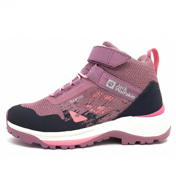 Jack Wolfskin Villi Hikers Tex. Mid K Schnürstiefel in Mauve Jack Wolfskin Villi Hikers Tex. Mid K Schnürstiefel in Mauve