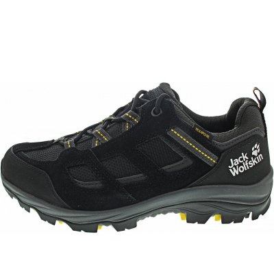 Jack Wolfskin Vojo 3 Texapore Low M Wanderschuh in black-burly yellow XT Jack Wolfskin Vojo 3 Texapore Low M Wanderschuh in black-burly yellow XT