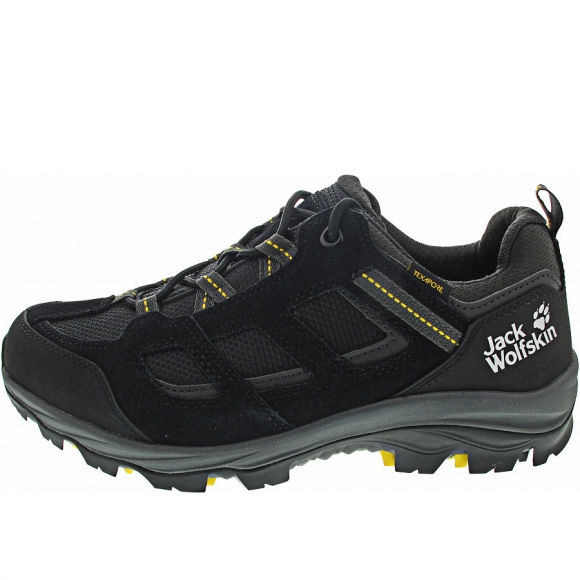 Jack Wolfskin Vojo 3 Texapore Low M Wanderschuh in black-burly yellow XT