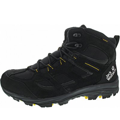 Jack Wolfskin Vojo 3 Texapore Mid M Wanderstiefel in black-burly yellow XT Jack Wolfskin Vojo 3 Texapore Mid M Wanderstiefel in black-burly yellow XT