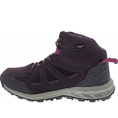 Jack Wolfskin Woodland 2 Texapore MId W Wanderstiefel in purple-phantom