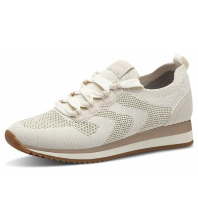 Jana Softline Weite H sportlicher Schnürer in beige gold