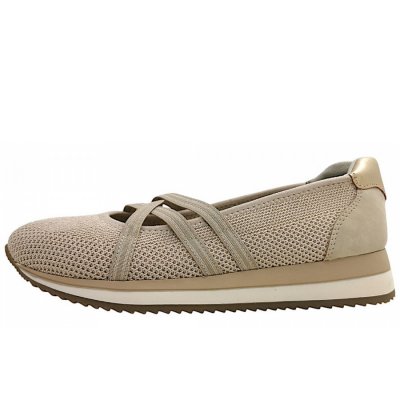 Jana Ballerina in beige/gold 499 Jana Ballerina in beige/gold 499