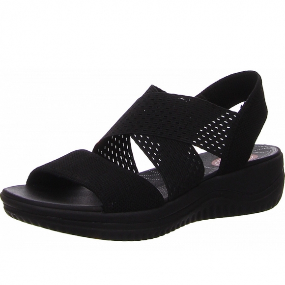 Jana Sandalette in schwarz