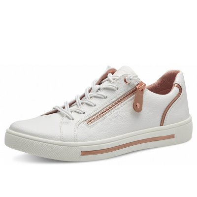 Jana sportlicher Schnürer in white rosegold
