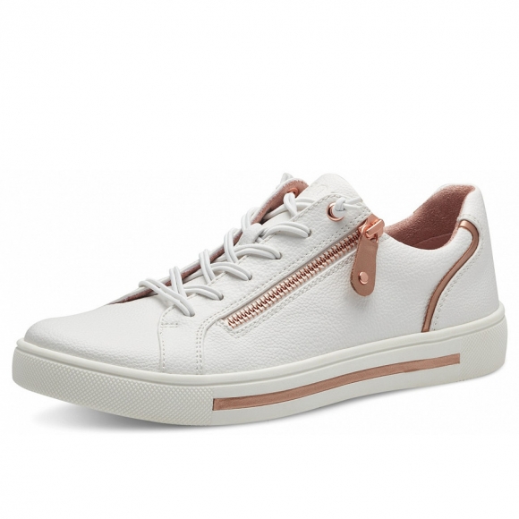 Jana sportlicher Schnürer in white rosegold