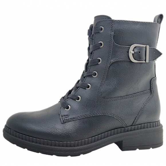 Jana Schnürstiefel in black 001