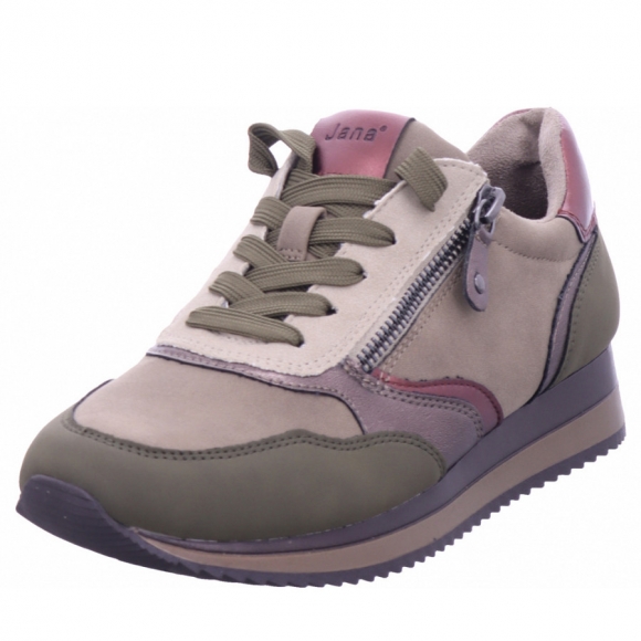 Jana Halbschuh in olive
