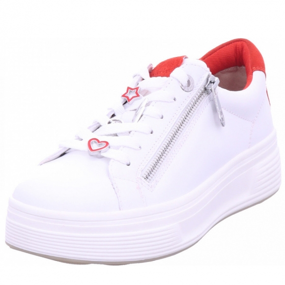 Jana m8372644 Halbschuh in cremeweiß