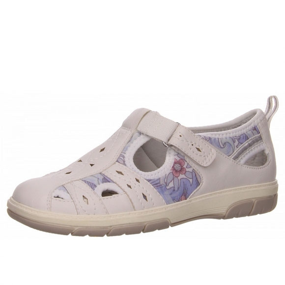 Jana schnürer Slipper in weiß