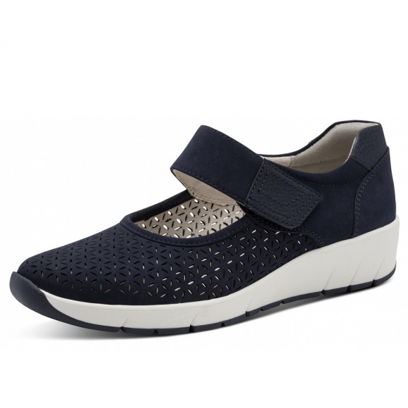 Jana Spangenballerina in navy gelocht !!!