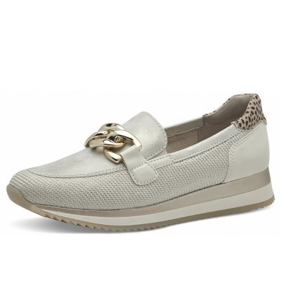 Jana Softline Weite H Slipper in beige gold
