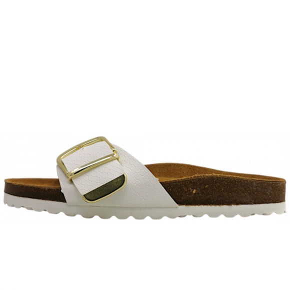 Jane Klain Pantolette in white 107