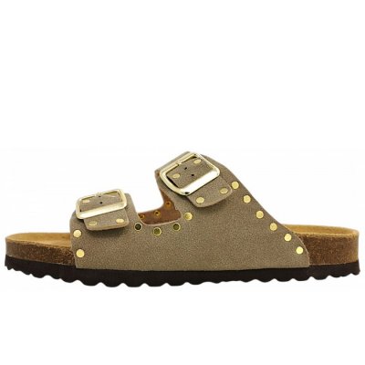 Jane Klain Pantolette in taupe 437