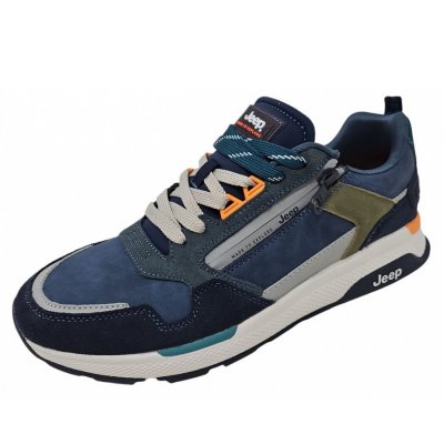 Jeep Ontario Zip Sneaker in navy