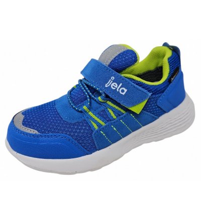 Jela Sporty Klettschuh in blue lime Jela Sporty Klettschuh in blue lime