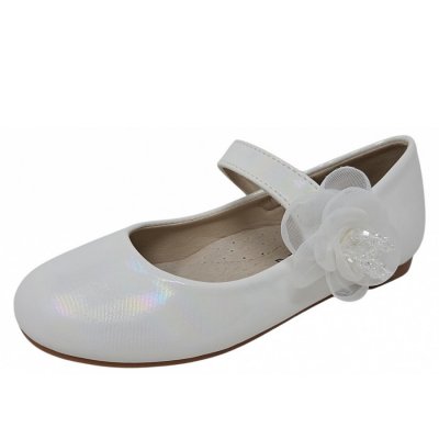 Jela Jela Kommunion Spangenballerina in white Jela Jela Kommunion Spangenballerina in white