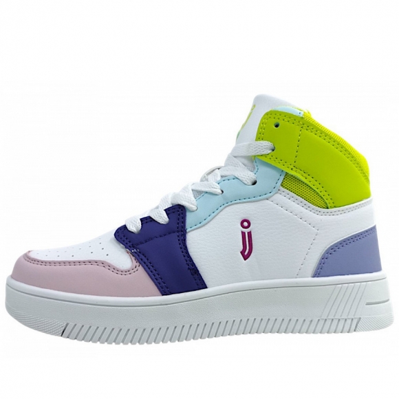 Jela Sam Sneaker in white/rose