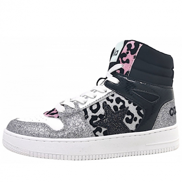 Jela Stiefel in black/ silver