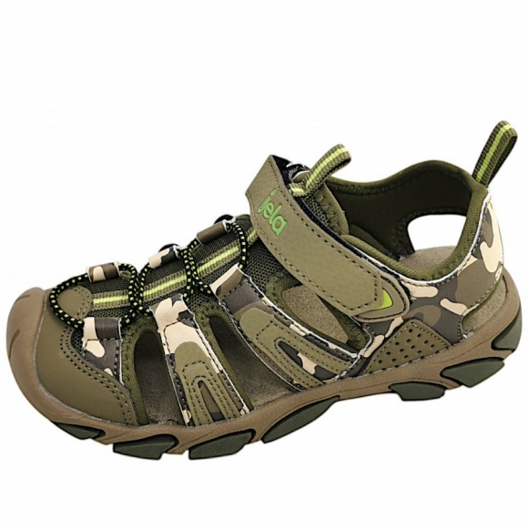 Jela Sandale in khaki/green