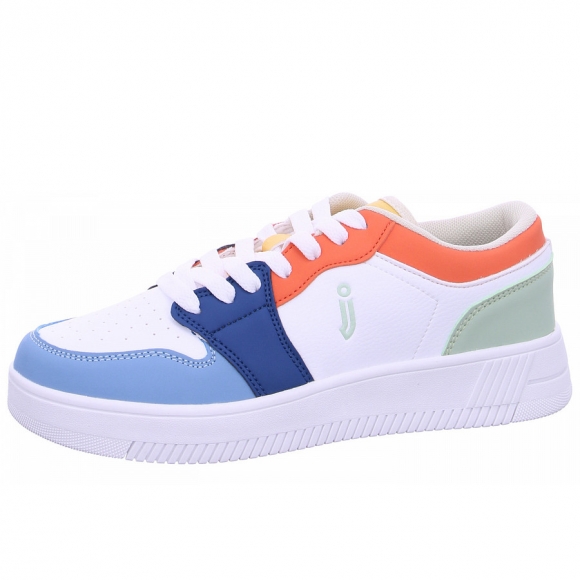 Jela Sneaker in white green blue