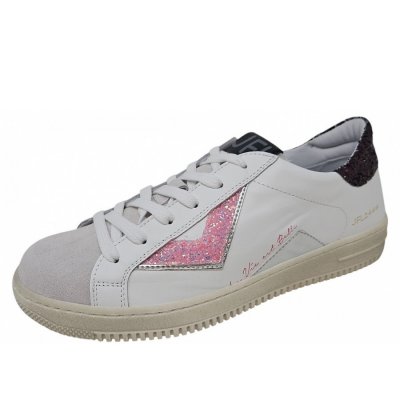 jff Sneaker in bianco rosa jff Sneaker in bianco rosa
