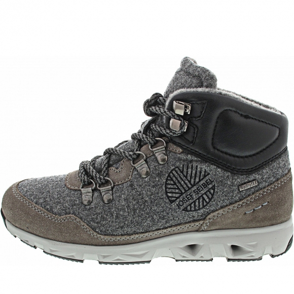 Josef Seibel Noih 56 Schnürstiefel in grau-kombi