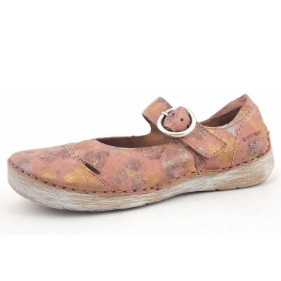 Josef Seibel Fergey 80 Ballerina in 425 Pink Multi Josef Seibel Fergey 80 Ballerina in 425 Pink Multi