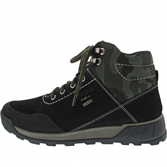 Josef Seibel Raymond 54 Schnürstiefel in schwarz-kombi