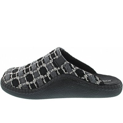 Josef Seibel Monaco D 03 Hausschuh in schwarz-multi Josef Seibel Monaco D 03 Hausschuh in schwarz-multi