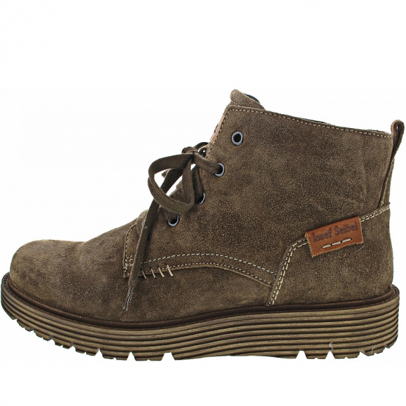 Josef Seibel Cooper 04 Schnürstiefel in taupe-kombi
