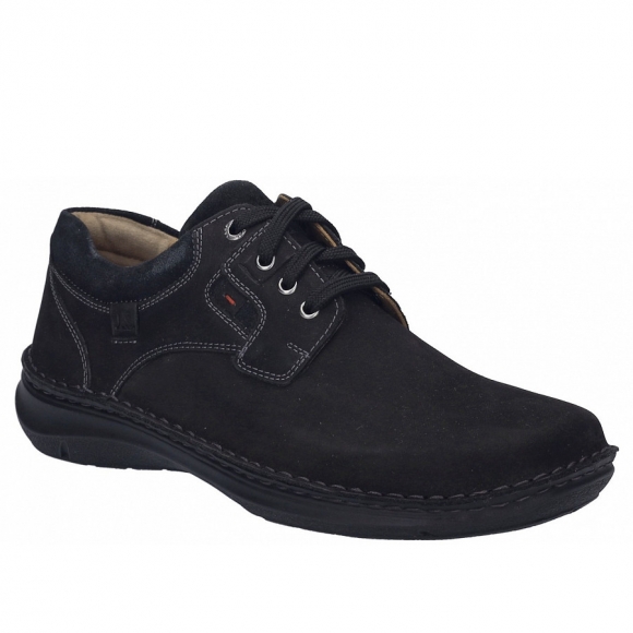 Josef Seibel New Anvers 36 sportlicher Schnürer in schwarz