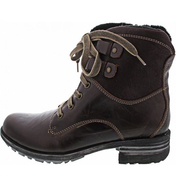 Josef Seibel Sandra 14 Schnürstiefel in moro kombi