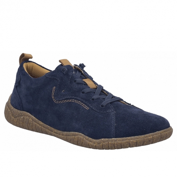 Josef Seibel Wynona 01 Barfußschuh sportlicher Schnürer in indigo