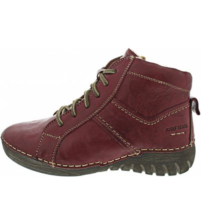 Josef Seibel Felicia 01 Schnürstiefel in bordo-kombi Josef Seibel Felicia 01 Schnürstiefel in bordo-kombi