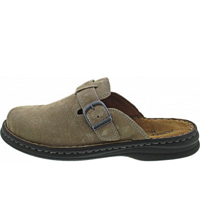 Josef Seibel Madrid Clogs in hellgrau - beige