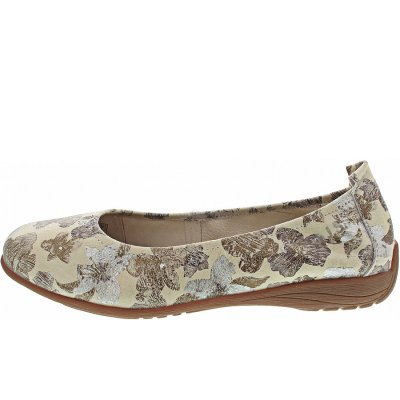 Josef Seibel Fenja 01 Ballerina in creme-multi Josef Seibel Fenja 01 Ballerina in creme-multi