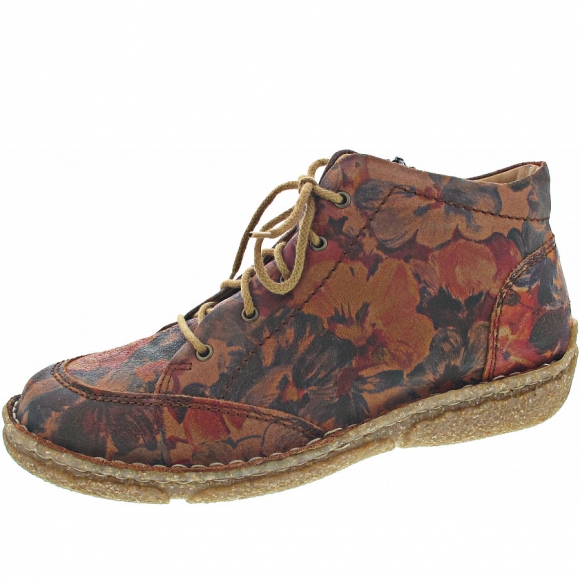 Josef Seibel Neele 01 Schnürstiefel in carmin