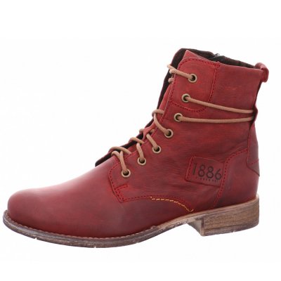 josef seibel Schnürstiefel in rot