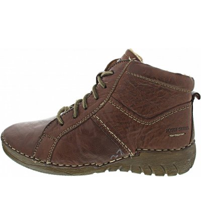 Josef Seibel Felicia 01 Schnürstiefel in cognac-kombi Josef Seibel Felicia 01 Schnürstiefel in cognac-kombi