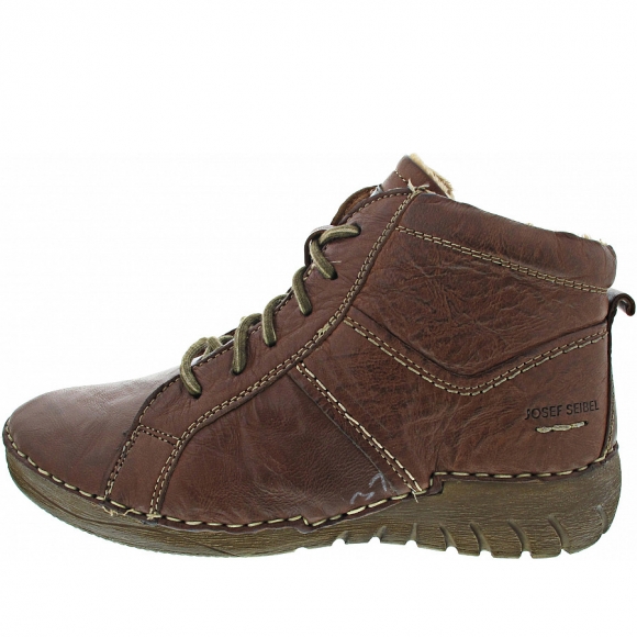 Josef Seibel Felicia 01 Schnürstiefel in cognac-kombi