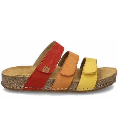 Josef Seibel in gelb-multi