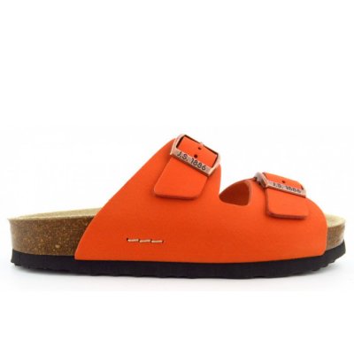 Josef Seibel Hermine 01 Nubuk Pantolette in orange Josef Seibel Hermine 01 Nubuk Pantolette in orange