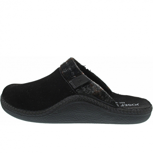 Josef Seibel Monaco H 14 Hausschuh in schwarz