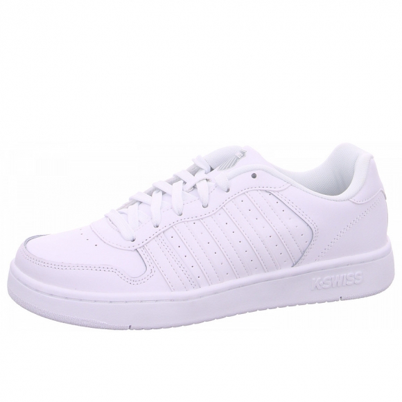 K-Swiss Palisades Sneaker in 117 white
