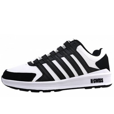 K-Swiss Vista Trainer sportlicher Schnürer in white/black/black