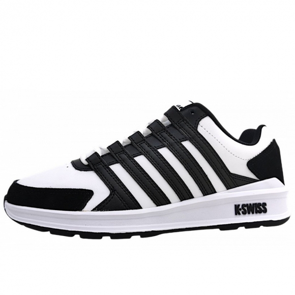 K-Swiss Vista Trainer sportlicher Schnürer in white/black/black
