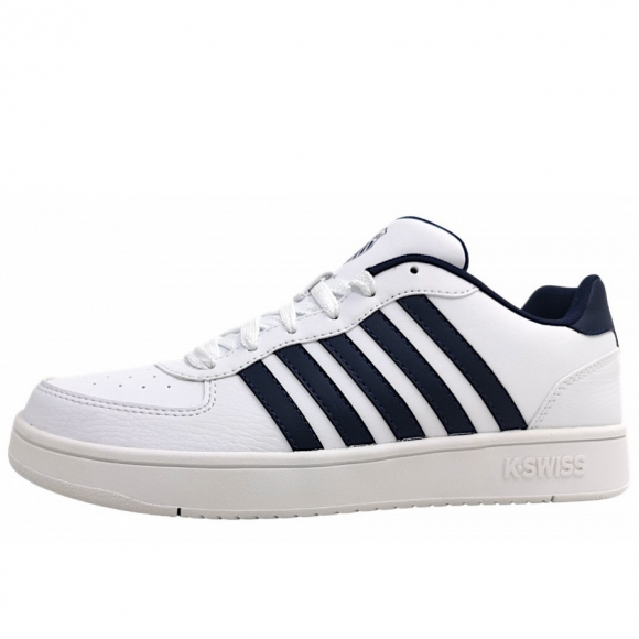 K-Swiss Court Cali sportlicher Schnürer in white/indigo 124