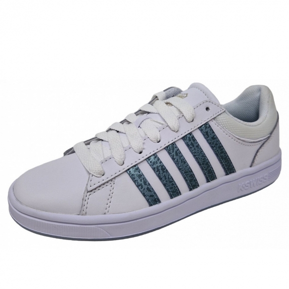 K-Swiss Court Winston Sneaker in white/blue